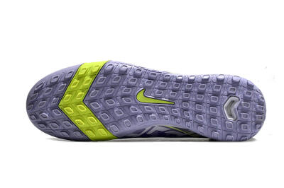 Unisex Nike Air Zoom Mercurial Superfly 10 Elite TF Artificial Turf Low-Tops Football Shoes - Purple/Yellow/White