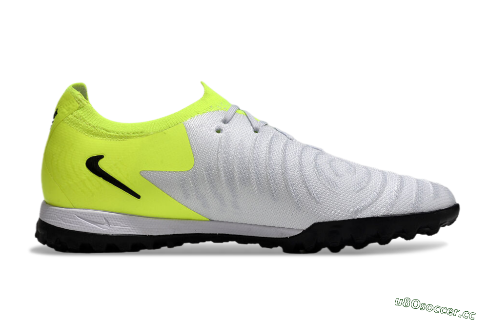 Unisex Nike Phantom Luna Elite TF Artificial Turf Low-Tops Football Shoes - Grey/Yellow/Black 7