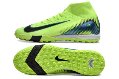 Unisex Nike Air Zoom Mercurial Superfly 10 Elite TF Artificial Turf Low-Tops Football Shoes - Yellow/Black/Blue