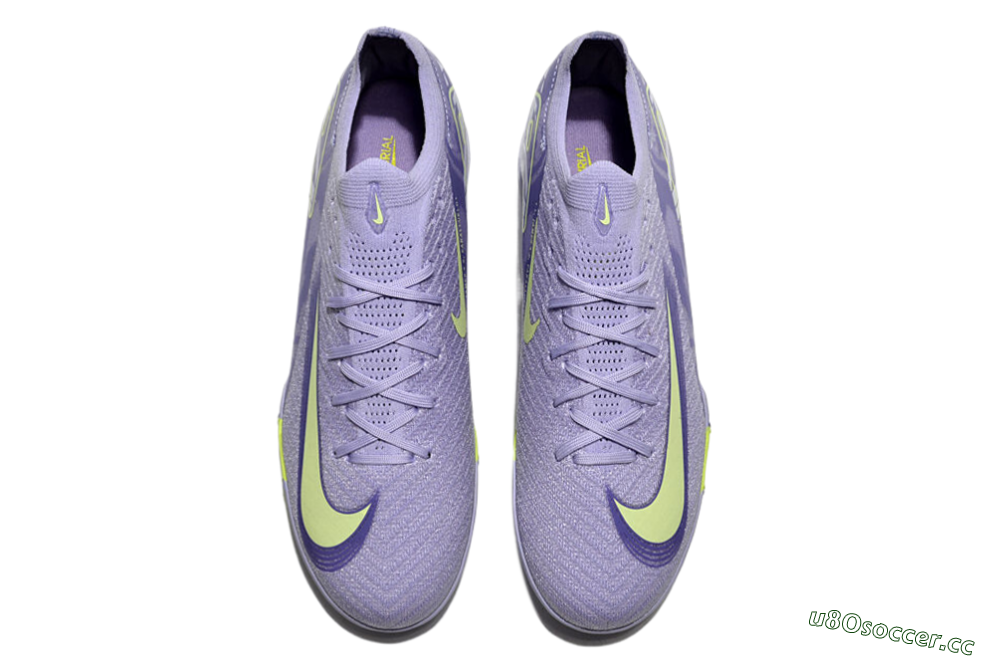 Unisex Nike Air Zoom Mercurial Vapor 16 Elite TF Artificial Turf Low-Tops Football Shoes - Purple/Yellow/White 4
