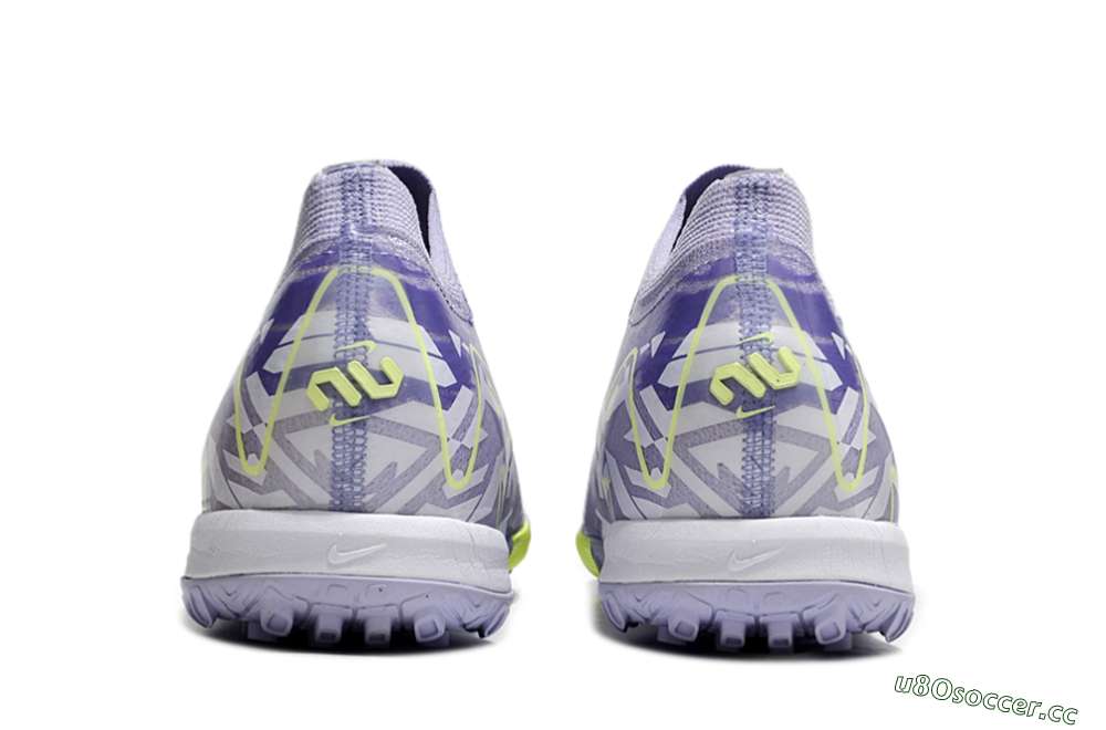 Unisex Nike Air Zoom Mercurial Vapor 16 Elite TF Artificial Turf Low-Tops Football Shoes - Purple/Yellow/White 5