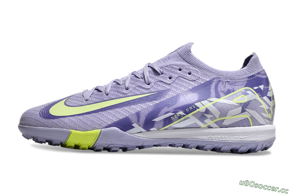 Unisex Nike Air Zoom Mercurial Vapor 16 Elite TF Artificial Turf Low-Tops Football Shoes - Purple/Yellow/White 0