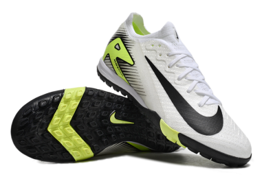 Unisex Nike Air Zoom Mercurial Vapor 16 Elite TF Artificial Turf Low-Tops Football Shoes - White/Black/Yellow