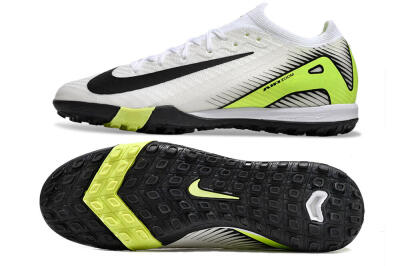 Unisex Nike Air Zoom Mercurial Vapor 16 Elite TF Artificial Turf Low-Tops Football Shoes - White/Black/Yellow