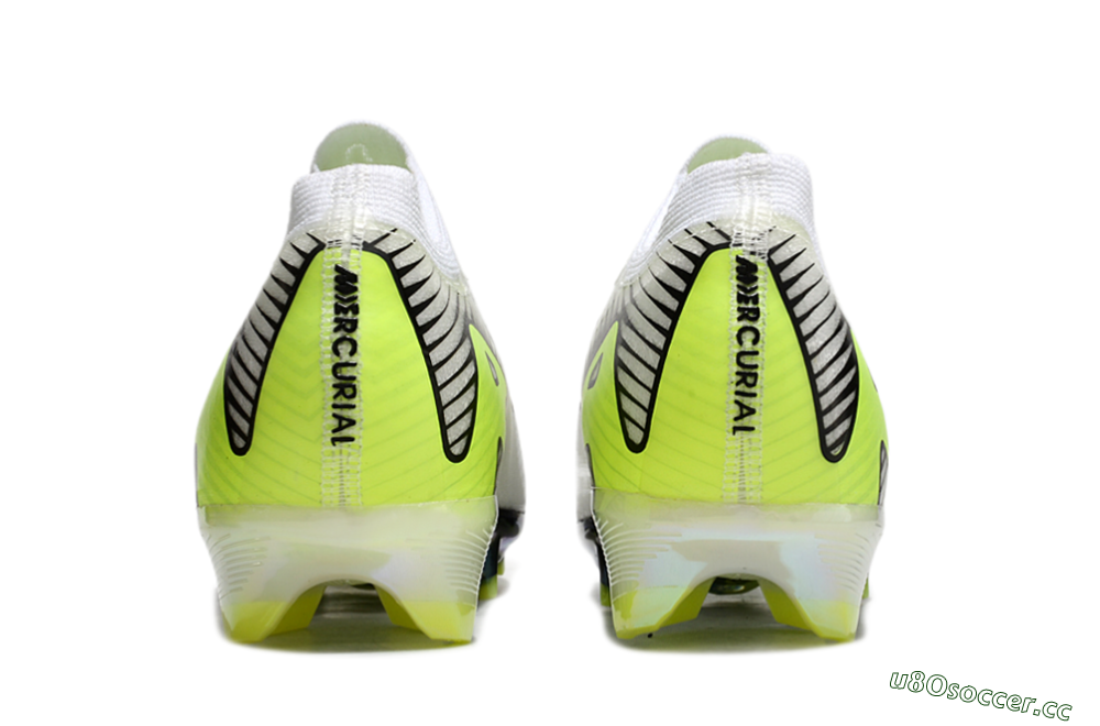 Unisex Nike Air Zoom Mercurial Vapor 16 Elite FG Firm Ground Low-Tops Football Boots - White/Black/Yellow 5