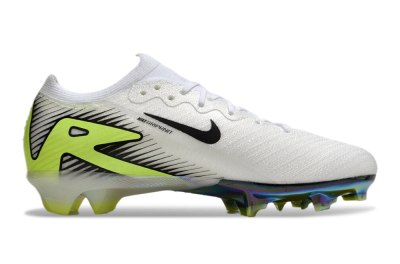 Unisex Nike Air Zoom Mercurial Vapor 16 Elite FG Firm Ground Low-Tops Football Boots - White/Black/Yellow