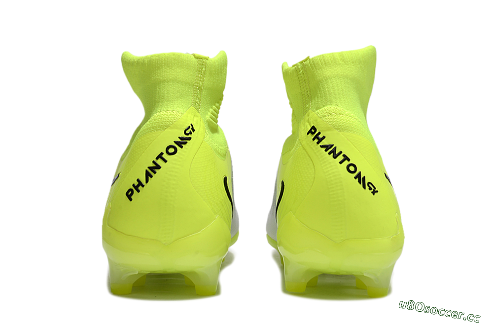 Men's Nike Phantom Luna Elite AG Artificial Grass High-Tops Football Boots - Grey/Yellow/Black 5
