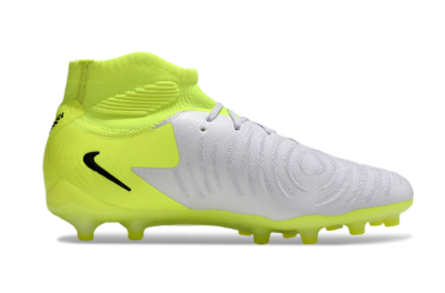 Men's Nike Phantom Luna Elite AG Artificial Grass High-Tops Football Boots - Grey/Yellow/Black