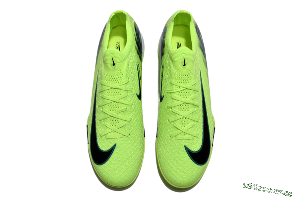 Unisex Nike Air Zoom Mercurial Vapor 16 Elite TF Artificial Turf Low-Tops Football Shoes - Yellow/Black/Blue 4