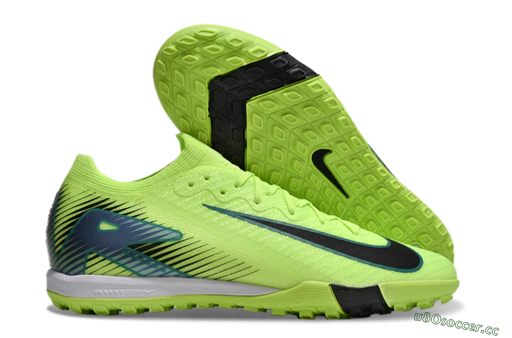 Unisex Nike Air Zoom Mercurial Vapor 16 Elite TF Artificial Turf Low-Tops Football Shoes - Yellow/Black/Blue 2