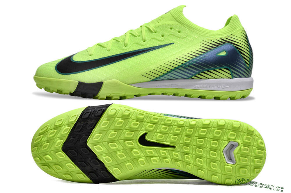 Unisex Nike Air Zoom Mercurial Vapor 16 Elite TF Artificial Turf Low-Tops Football Shoes - Yellow/Black/Blue 1