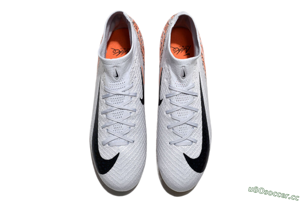 Unisex Nike Air Zoom Mercurial Superfly 10 Elite AG Artificial Grass High-Tops Football Boots - Grey/White/Leopard 4