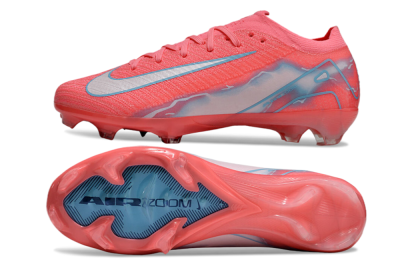 Unisex Nike Air Zoom Mercurial Vapor 16 Elite FG Firm Ground Low-Tops Football Boots - Red/Silver/Blue