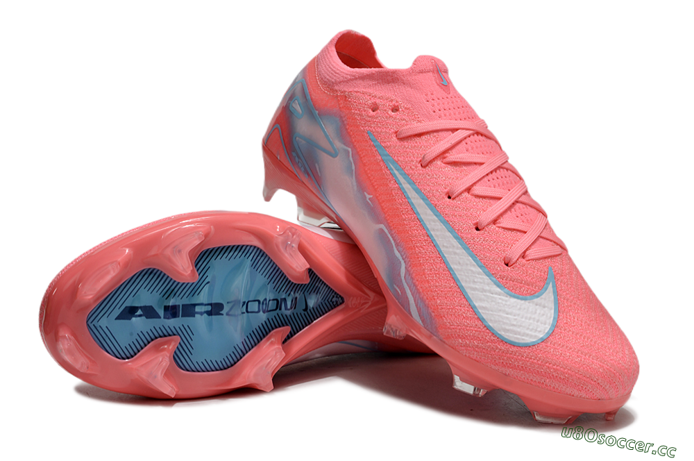 Unisex Nike Air Zoom Mercurial Vapor 16 Elite FG Firm Ground Low-Tops Football Boots - Red/Silver/Blue 3