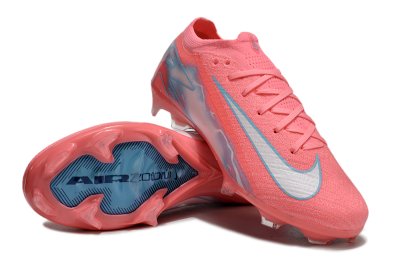 Unisex Nike Air Zoom Mercurial Vapor 16 Elite FG Firm Ground Low-Tops Football Boots - Red/Silver/Blue
