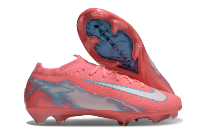 Unisex Nike Air Zoom Mercurial Vapor 16 Elite FG Firm Ground Low-Tops Football Boots - Red/Silver/Blue