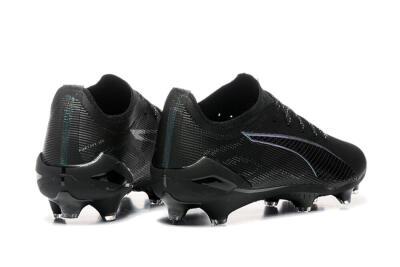 Men's Puma Ultra 5 Ultimate FG Firm Ground Low-Tops Football Boots - Black/Jade/White