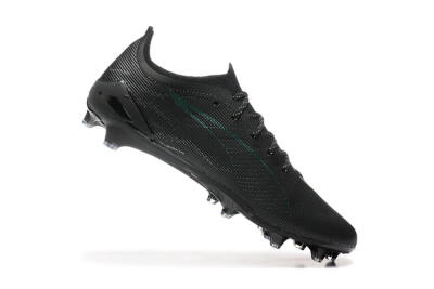 Men's Puma Ultra 5 Ultimate FG Firm Ground Low-Tops Football Boots - Black/Jade/White