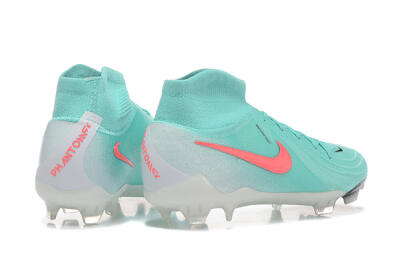 Men's Nike Phantom Luna Elite FG Firm Ground High-Tops Football Boots - Jade/Red/White