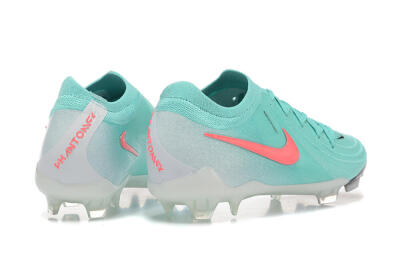 Men's Nike Phantom Luna Elite FG Firm Ground Low-Tops Football Boots - Jade/Red/White
