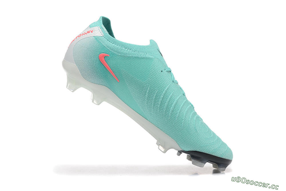 Men's Nike Phantom Luna Elite FG Firm Ground Low-Tops Football Boots - Jade/Red/White 7