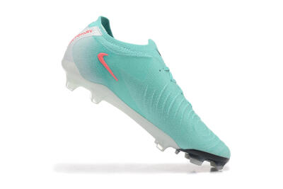 Men's Nike Phantom Luna Elite FG Firm Ground Low-Tops Football Boots - Jade/Red/White
