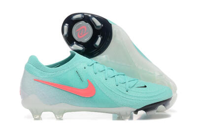 Men's Nike Phantom Luna Elite FG Firm Ground Low-Tops Football Boots - Jade/Red/White