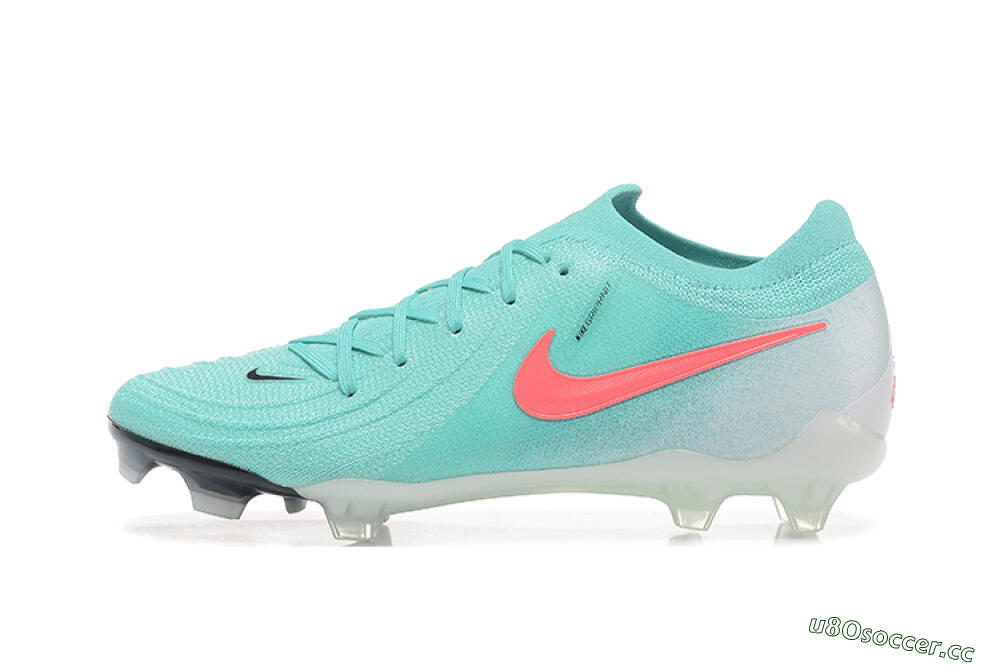 Men's Nike Phantom Luna Elite FG Firm Ground Low-Tops Football Boots - Jade/Red/White 0