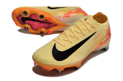 Men's Nike Air Zoom Mercurial Vapor 16 Elite SG Soft Ground Low-Tops Football Boots - Yellow/Black/Red