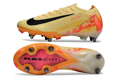 Men's Nike Air Zoom Mercurial Vapor 16 Elite SG Soft Ground Low-Tops Football Boots - Yellow/Black/Red
