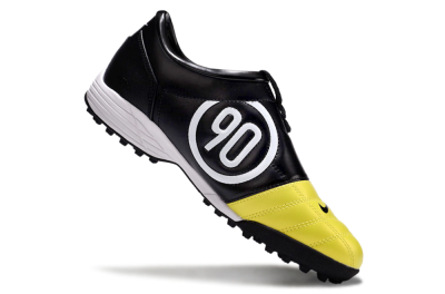Men's Nike Total 90 II TF Artificial Turf Low-Tops Football Shoes - Yellow/Black/White