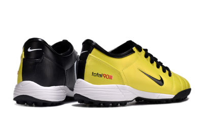 Men's Nike Total 90 II TF Artificial Turf Low-Tops Football Shoes - Yellow/Black/White