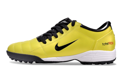 Men's Nike Total 90 II TF Artificial Turf Low-Tops Football Shoes - Yellow/Black/White