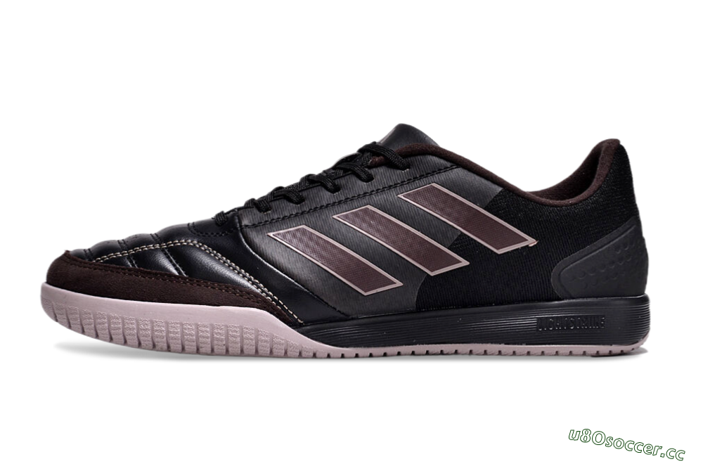 Men's Adidas Top Sala Competition IC Indoor & Futsal Low-Tops Football Shoes - Black/Brown/Pink 0
