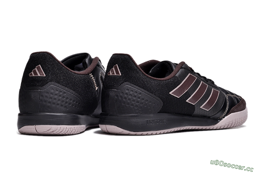 Men's Adidas Top Sala Competition IC Indoor & Futsal Low-Tops Football Shoes - Black/Brown/Pink 6