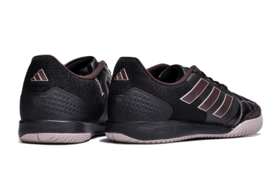 Men's Adidas Top Sala Competition IC Indoor & Futsal Low-Tops Football Shoes - Black/Brown/Pink