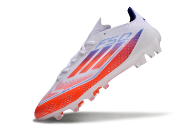 Men's Adidas F50 Elite AG Artificial Grass Low-Tops Football Boots - Red/White/Blue