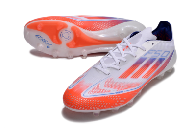 Men's Adidas F50 Elite AG Artificial Grass Low-Tops Football Boots - Red/White/Blue