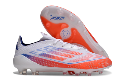 Men's Adidas F50 Elite AG Artificial Grass Low-Tops Football Boots - Red/White/Blue