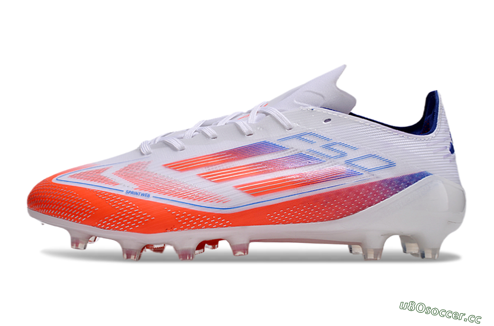 Men's Adidas F50 Elite AG Artificial Grass Low-Tops Football Boots - Red/White/Blue 0