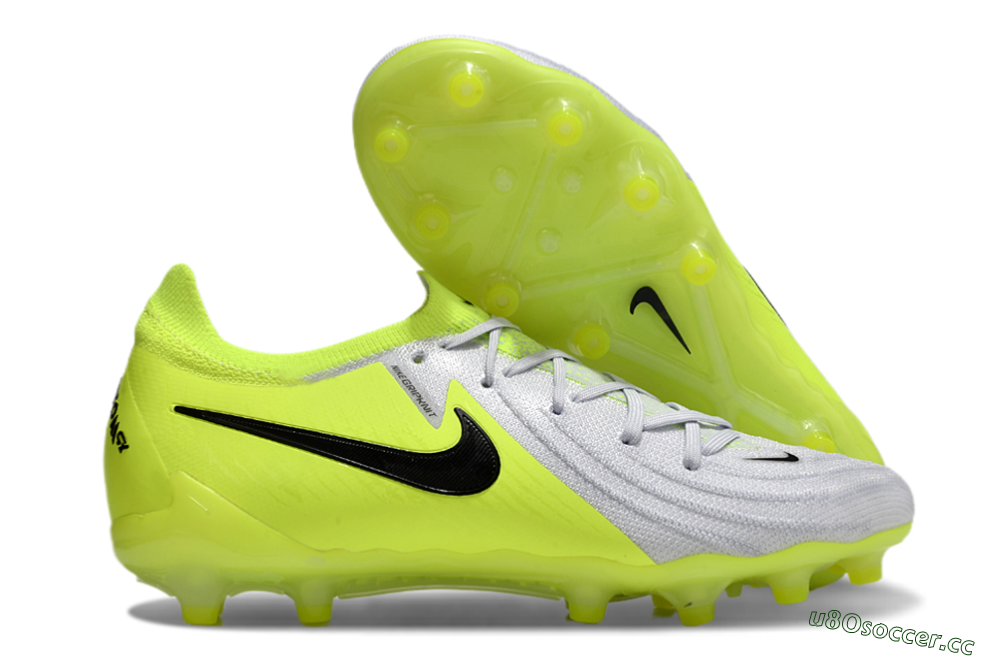 Men's Nike Phantom Luna Elite Artificial Grass Low-Tops Football Boots - Yellow/Grey/Black 1