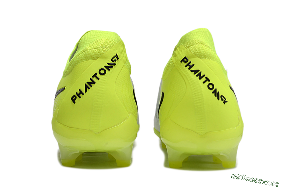 Men's Nike Phantom Luna Elite Artificial Grass Low-Tops Football Boots - Yellow/Grey/Black 4