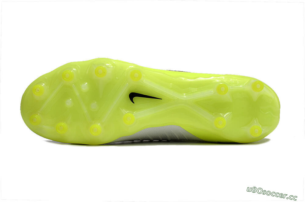 Men's Nike Phantom Luna Elite Artificial Grass Low-Tops Football Boots - Yellow/Grey/Black 5