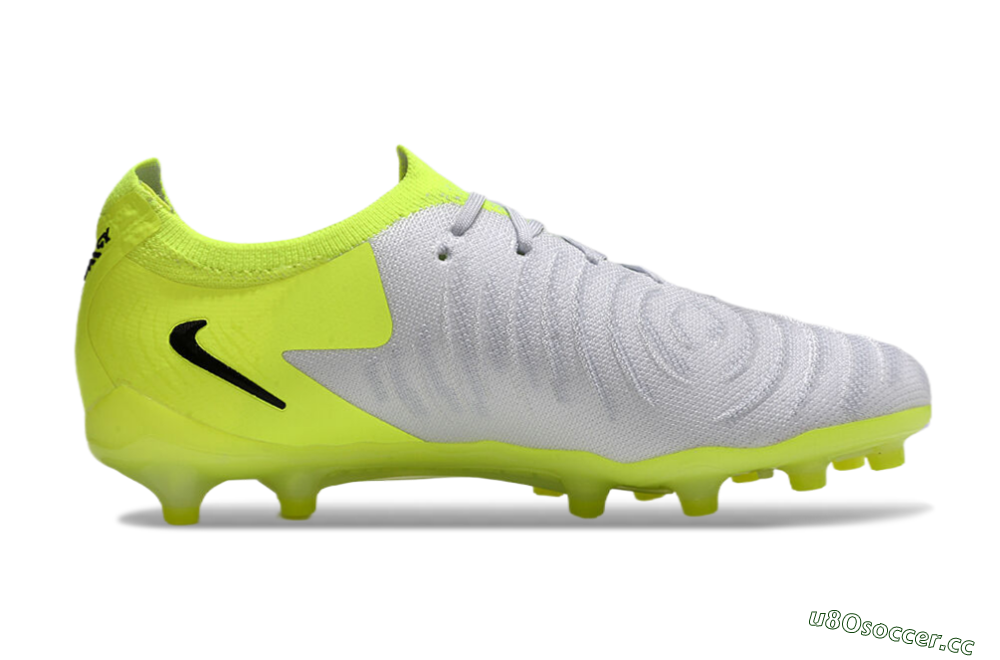 Men's Nike Phantom Luna Elite Artificial Grass Low-Tops Football Boots - Yellow/Grey/Black 6