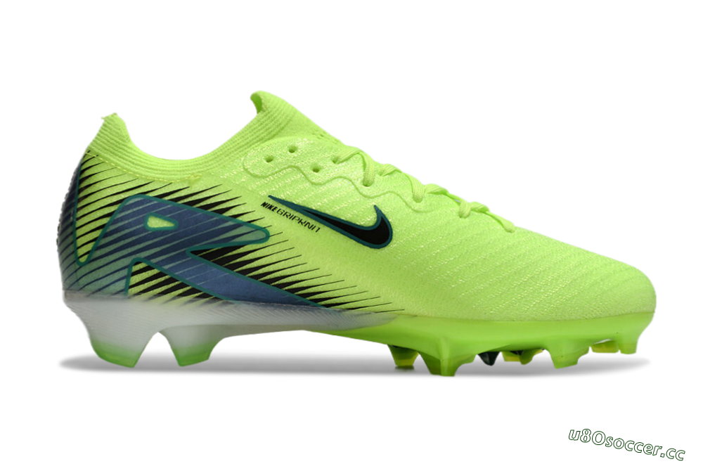 Men's Nike Air Zoom Mercurial Vapor 16 Elite FG Firm Ground Low-Tops Football Boots - Yellow/Green/Blue 7