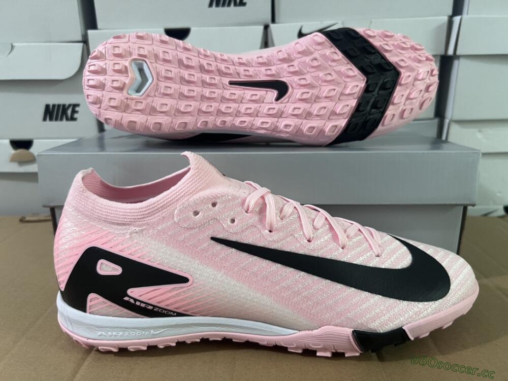 Unisex Nike Air Zoom Mercurial Vapor 16 Elite TF Artificial Turf Low-Tops Football Shoes - Pink/Black/White
