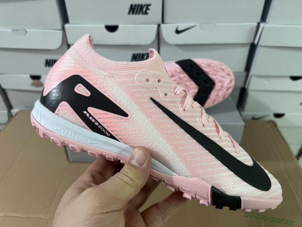 Unisex Nike Air Zoom Mercurial Vapor 16 Elite TF Artificial Turf Low-Tops Football Shoes - Pink/Black/White