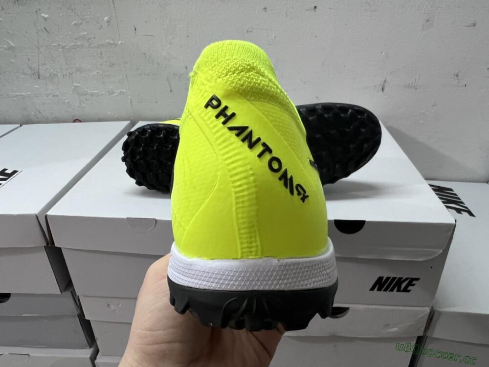 Unisex Nike Phantom Luna Elite TF Artificial Turf Low-Tops Football Shoes - Grey/Yellow/Black