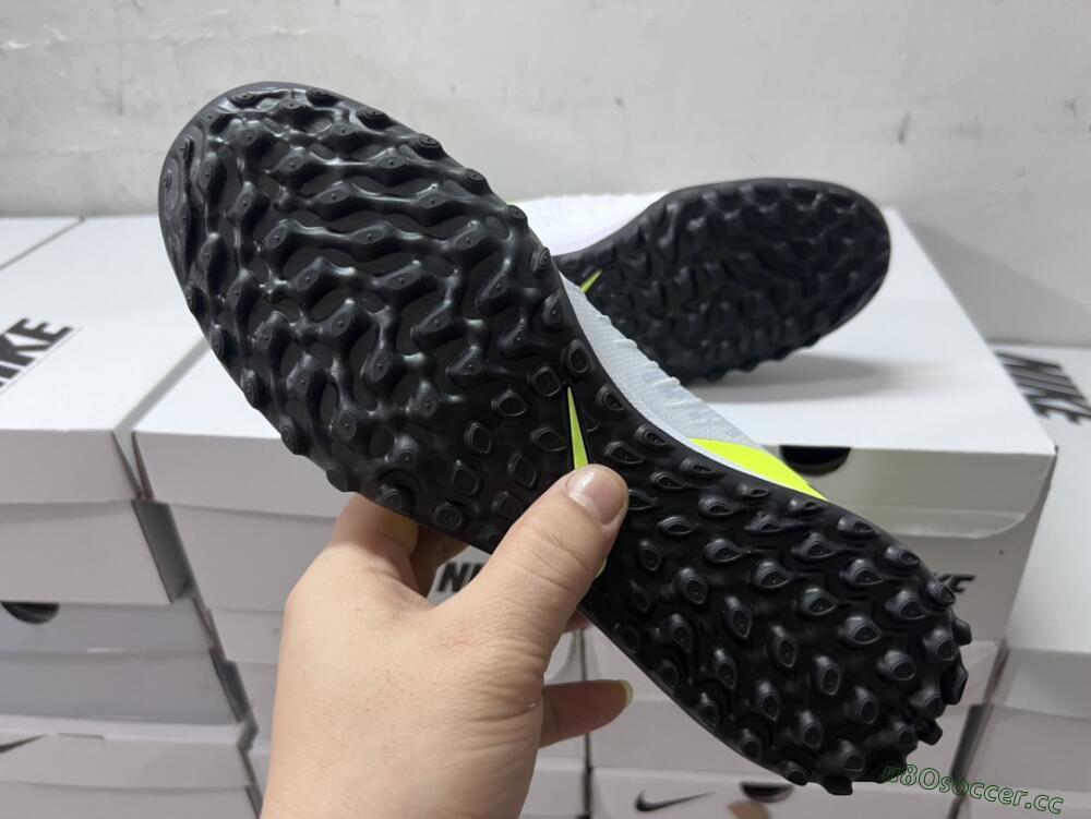 Unisex Nike Phantom Luna Elite TF Artificial Turf Low-Tops Football Shoes - Grey/Yellow/Black