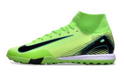 Unisex Nike Air Zoom Mercurial Superfly 10 Elite TF Artificial Turf High-Tops Football Shoes - Yellow/Black/White